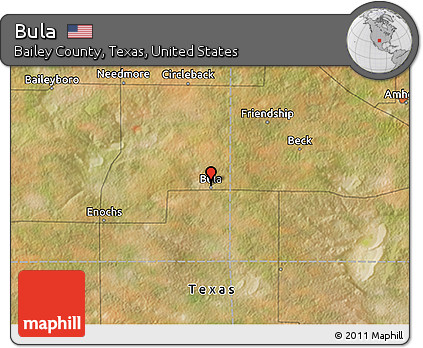 Satellite 3D Map of Bula