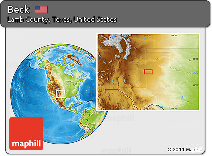Physical Location Map of Beck