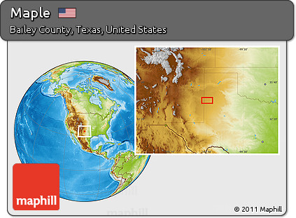 Physical Location Map of Maple