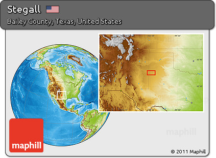 Physical Location Map of Stegall
