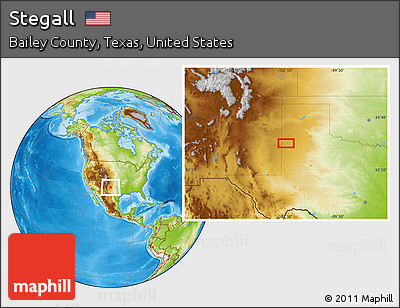 Physical Location Map of Stegall