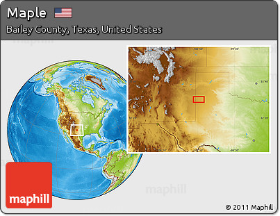 Physical Location Map of Maple