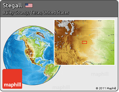 Physical Location Map of Stegall