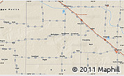 Shaded Relief Map of Sudan