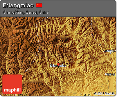 Physical Map of Erlangmiao