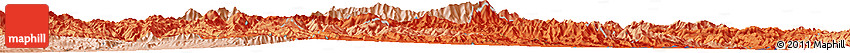 Political Horizon Map of the Area around 34° 0' 57" N, 109° 43' 29" E