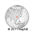Outline Map of the Area around 34° 0' 57" N, 109° 43' 29" E, rectangular outline