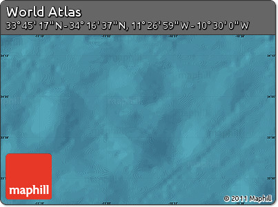 Satellite Map of the Area around 34° 0' 57" N, 10° 58' 29" W