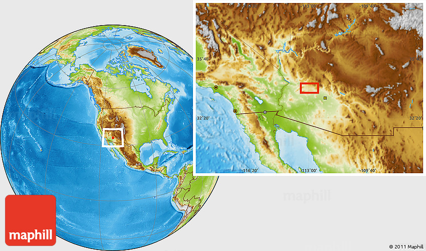 Physical Location Map of Octave