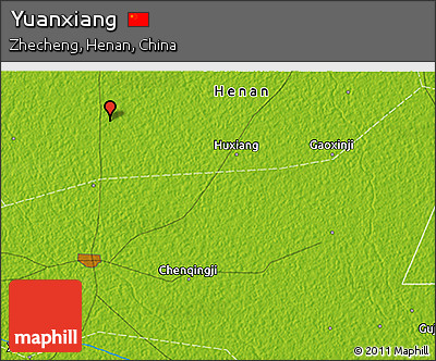 Physical 3D Map of Yuanxiang