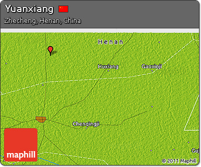 Physical 3D Map of Yuanxiang