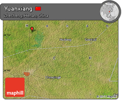 Satellite Map of Yuanxiang