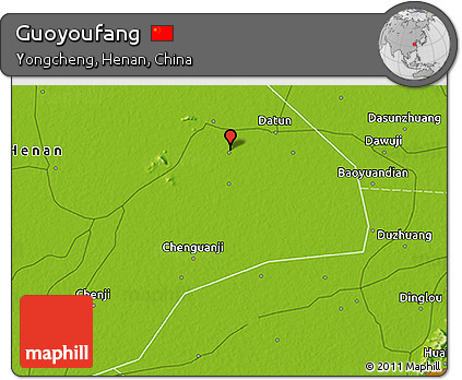 Physical 3D Map of Guoyoufang