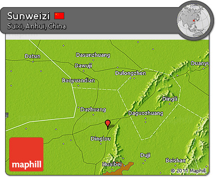 Physical 3D Map of Sunweizi