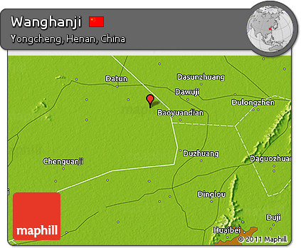 Physical 3D Map of Wanghanji