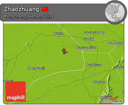 Physical 3D Map of Zhaozhuang