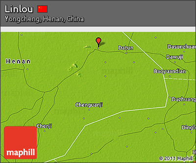 Physical 3D Map of Linlou