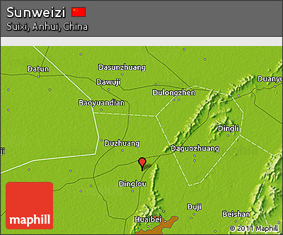 Physical 3D Map of Sunweizi