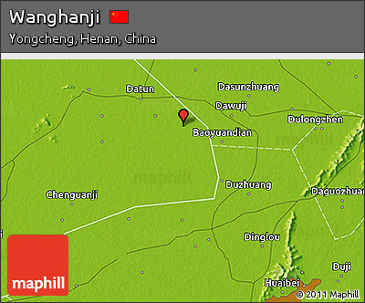 Physical 3D Map of Wanghanji
