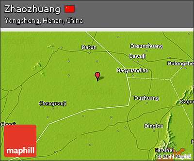 Physical 3D Map of Zhaozhuang