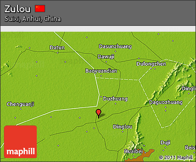 Physical 3D Map of Zulou