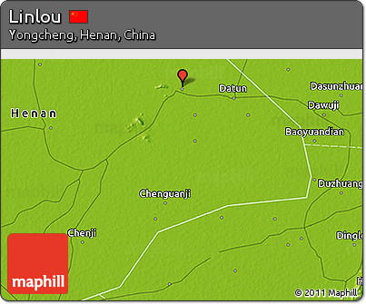 Physical 3D Map of Linlou