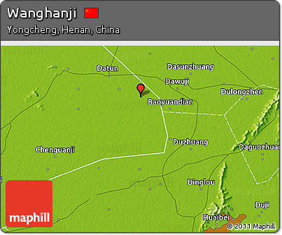 Physical 3D Map of Wanghanji