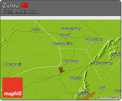 Physical 3D Map of Zulou