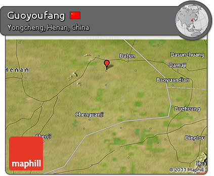 Satellite 3D Map of Guoyoufang