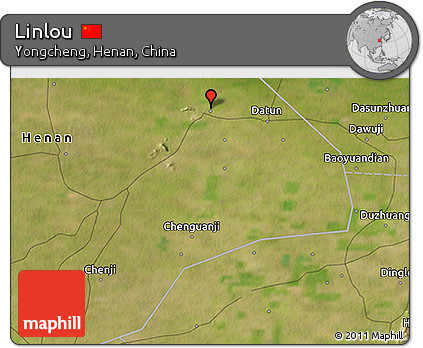 Satellite 3D Map of Linlou