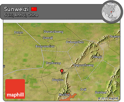 Satellite 3D Map of Sunweizi