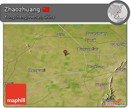 Satellite 3D Map of Zhaozhuang