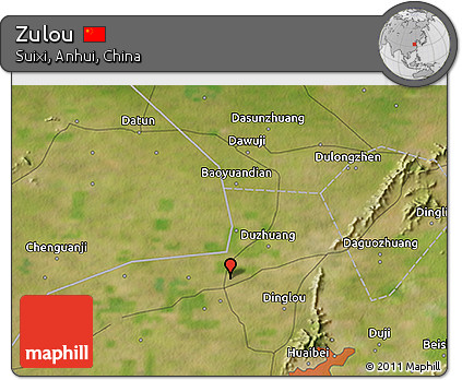 Satellite 3D Map of Zulou
