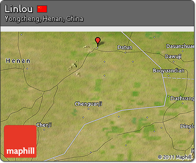 Satellite 3D Map of Linlou