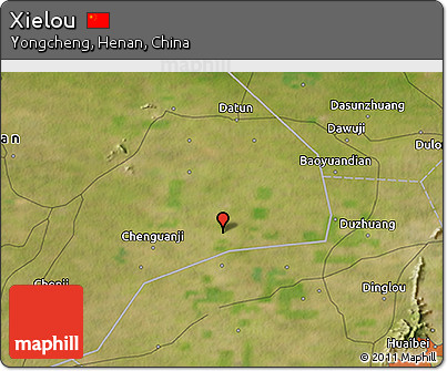 Satellite 3D Map of Xielou