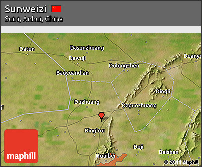 Satellite 3D Map of Sunweizi