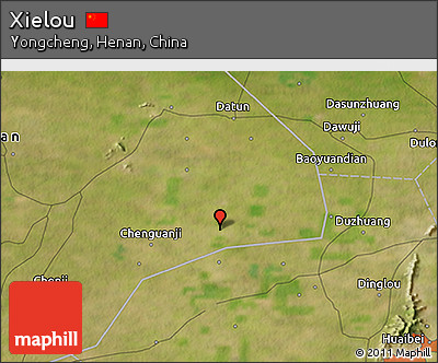 Satellite 3D Map of Xielou