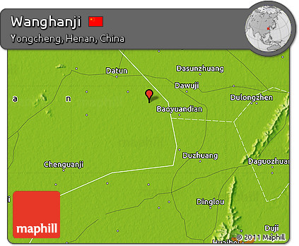 Physical Map of Wanghanji