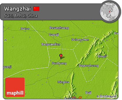 Physical Map of Wangzhai