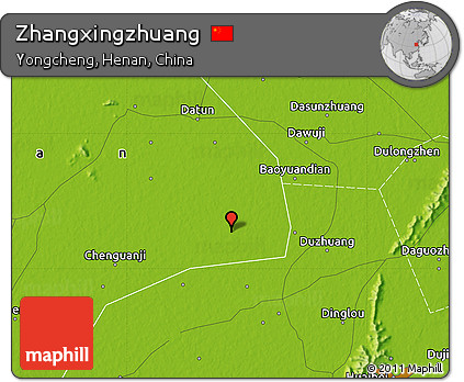 Physical Map of Zhangxingzhuang