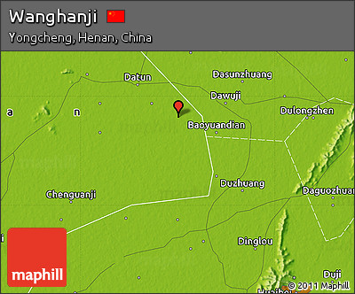 Physical Map of Wanghanji
