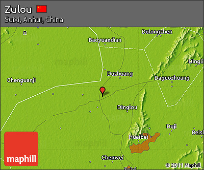 Physical Map of Zulou