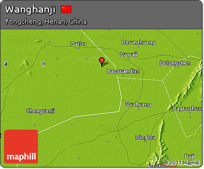 Physical Map of Wanghanji