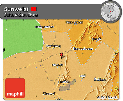 Political Map of Sunweizi