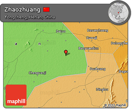 Political Map of Zhaozhuang
