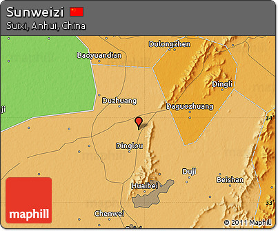 Political Map of Sunweizi