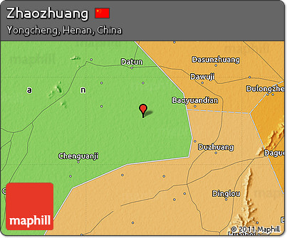 Political Map of Zhaozhuang