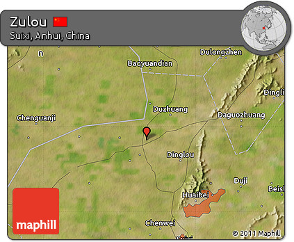 Satellite Map of Zulou