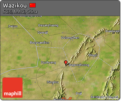 Satellite Map of Wazikou