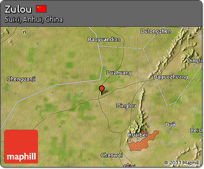 Satellite Map of Zulou